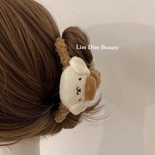 Kẹp Gắp Tóc Lông Sanrio Cinnamonroll, Pompompurin Dễ Thương