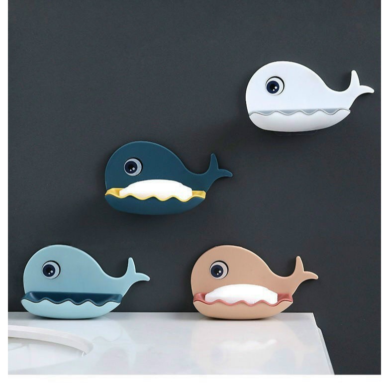 Kệ để xà bông tắm hình chú cá voi cute Dumi Shop