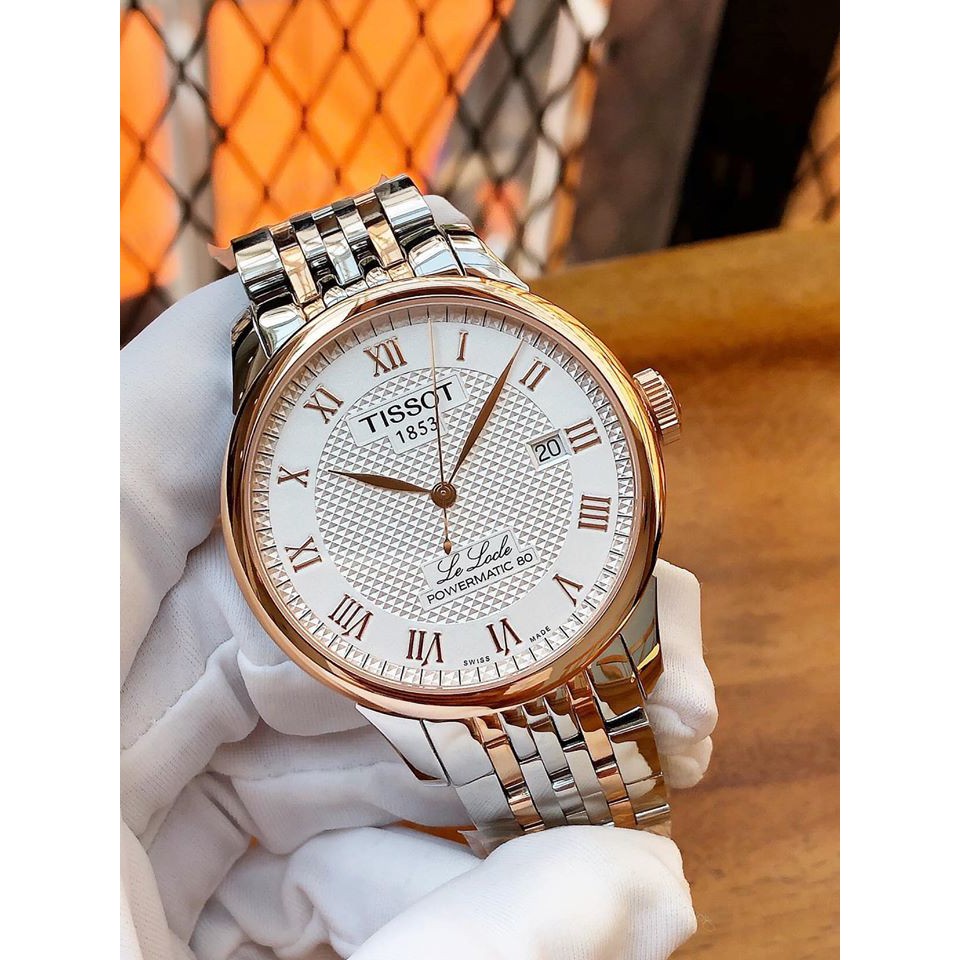 Đồng hồ nam chính hãng Tissot Le Locle Powermatic 80 T006.407.22.033.00 - Máy  Cơ - Kính Sapphire