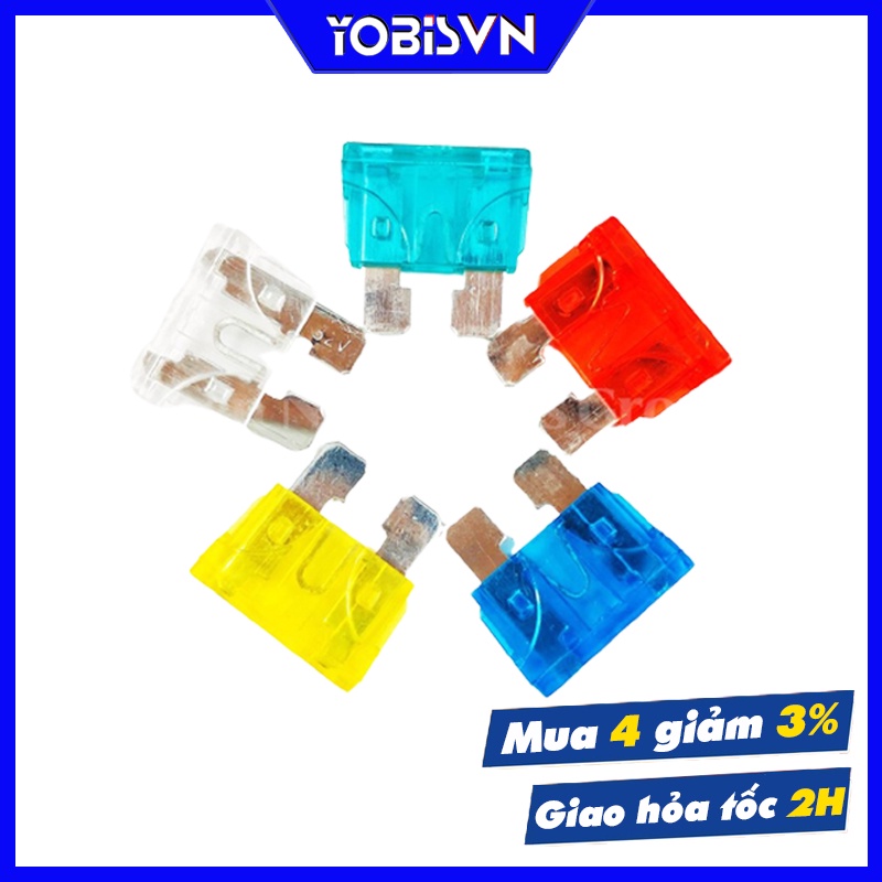 Cầu Chì Ô Tô, Xe Tải Đủ Kích Thước Tiêu Chuẩn Mini, Small, Medium
