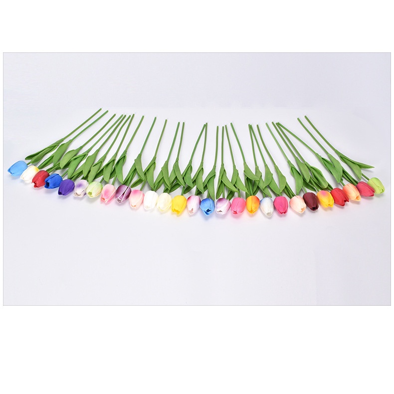 1 Bông Hoa Tulip Nhân Tạo Bằng PU Trang Trí Phòng Khách / Tiệc Cưới