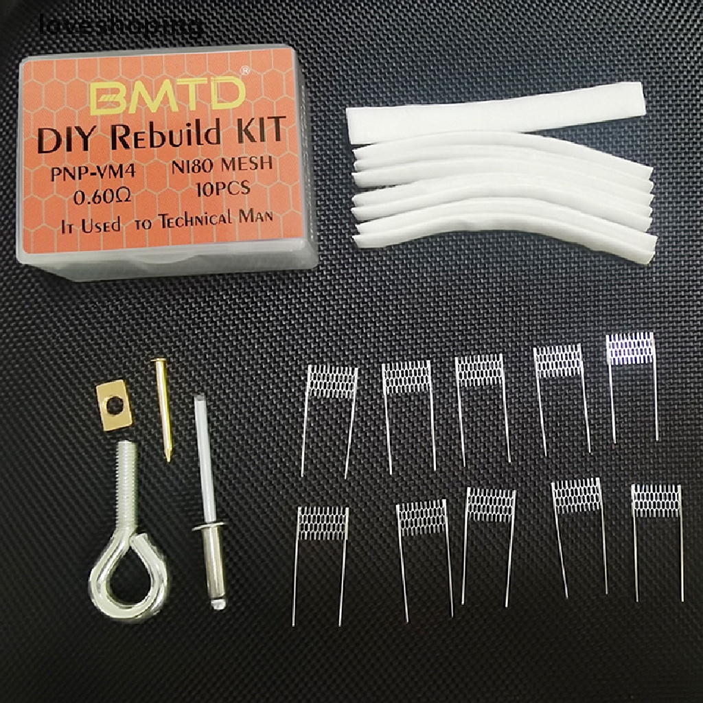 Bộ 10 Cuộn Dây Lưới NI80 + 10 Miếng Cotton PNP-VM4