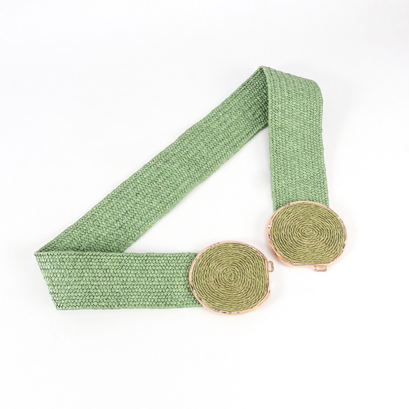 Thắt Lưng Đan Rơm Co Giãn Thời Trang Cho Nữ