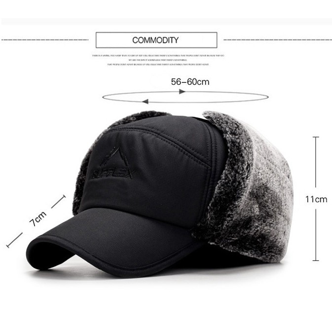 Mũ mùa đông Supplex Outdoor cực ấm có lưỡi trai