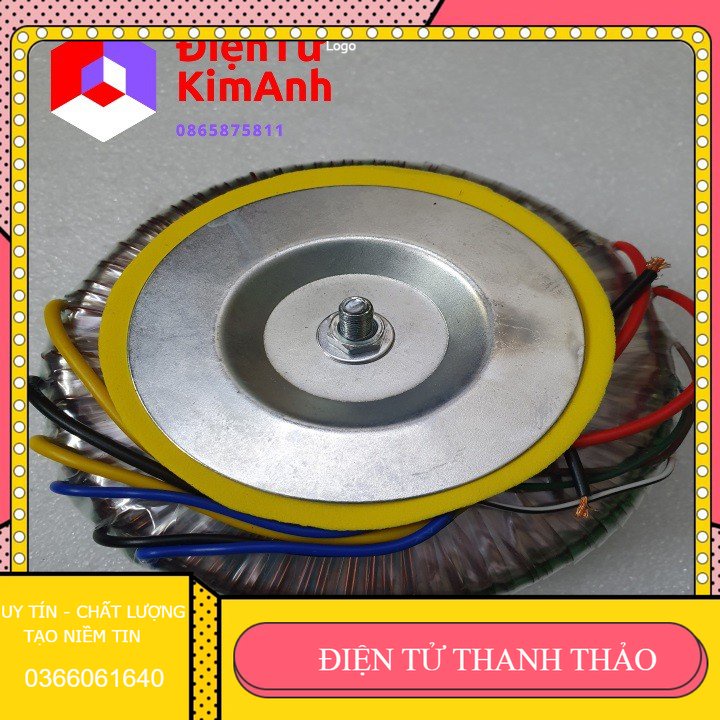 Biến áp xuyến 15A 35V đối xứng