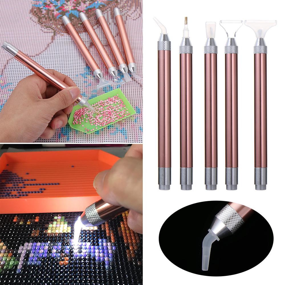 SUSANS Bút Khoan Thủ Công Chữ Thập Có Đèn Pha Lê