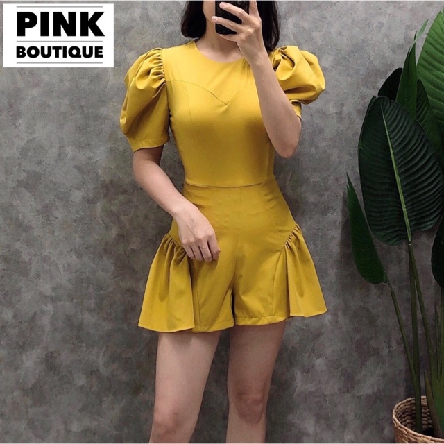 Jumpsuit Quần Váy Tay Bồng Thiết Kế PINKBOUTIQUE