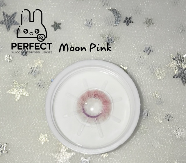 Lens Mắt , Kính Áp Tròng Có Độ Cận , MOON PINK , DIA 14.0 , Dành Cho Mắt Khô Yếu Giá Sale