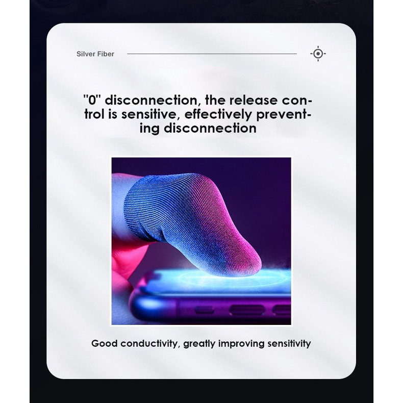 ♕ Bao Bọc Đầu Ngón Tay Chơi Game Bao Bọc Ngón Tay Esports Trò Chơi Pubg Ngón Tay Chống Trượt Điện Thoại Di Động Màn Hình Cảm Ứng Trò Chơi Bao Bọc Đầu Ngón Tay Bằng Sợi Bạc Siêu Mỏng