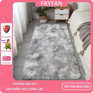 Thảm lông trải sàn chụp ảnh phòng ngủ phòng khách cao cấp 1mx1m6 loại lông dày mềm mịn có mặt sau chống trơn trượt