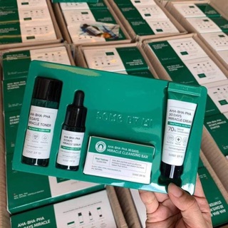 Set giảm mụn thần thánh minisize aha-bha-pha 30days miracle