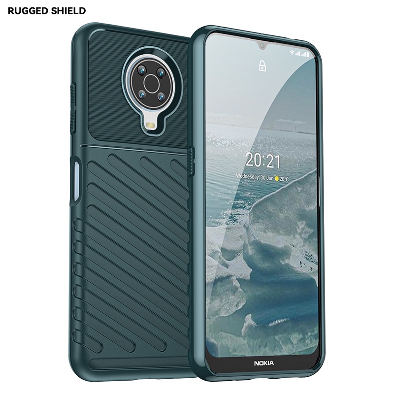 Ốp Điện Thoại Dạng Giáp Chống Trầy Chống Va Đập Cho Nokia G10 G20 G50 5.4 5.3 1.4 3.4