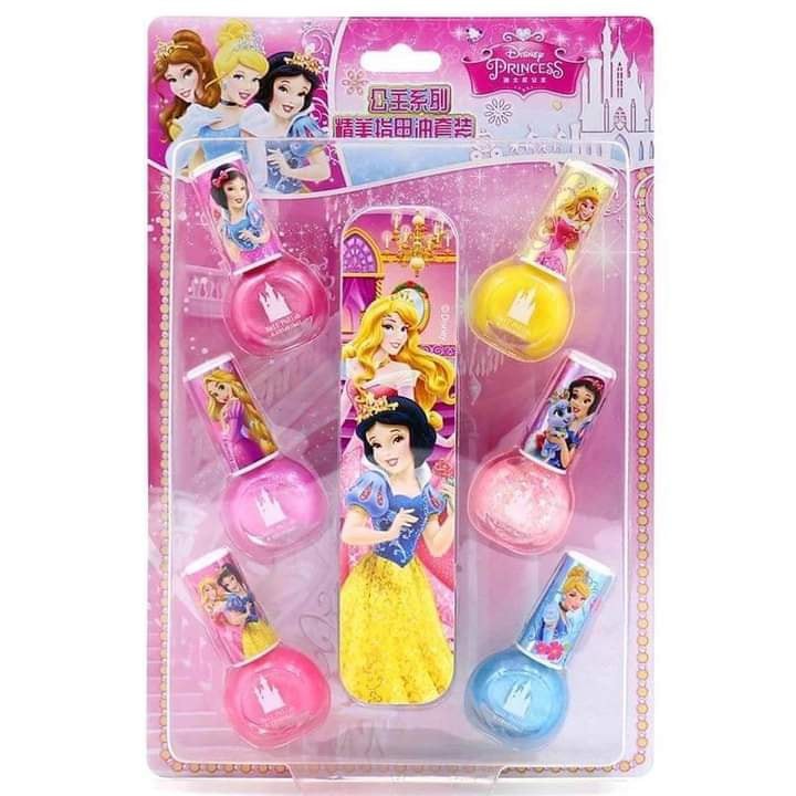 Set 6 sơn móng tay Disney kèm dũa