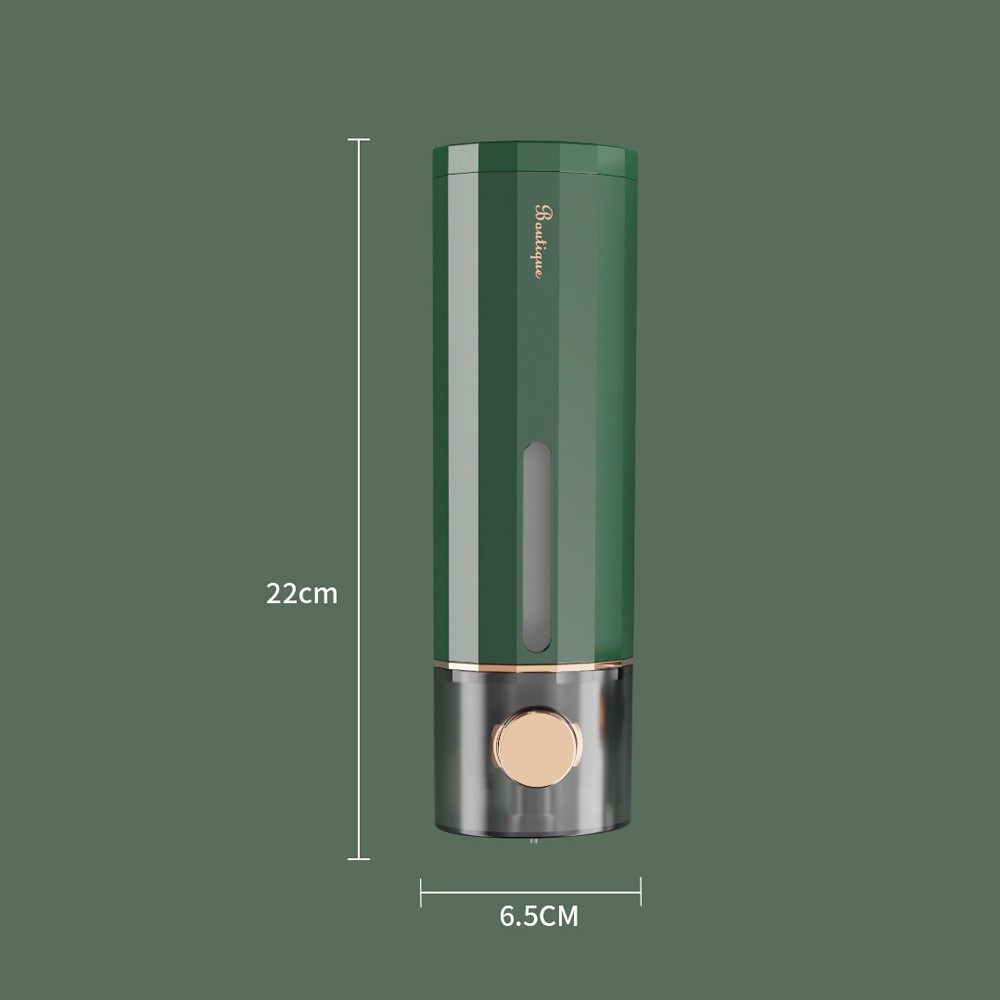 Hộp đựng sữa tắm dung tích 450ml Nhả dầu gội nước rửa tay gắn tường không cần khoan tiện lợi chất liệu nhựa ABS