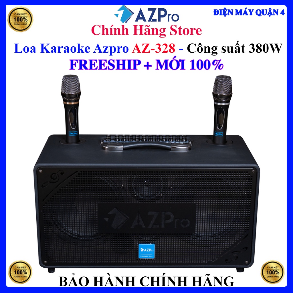 Loa Karaoke Azpro AZ-328, Bảo hành chính hãng 12 tháng