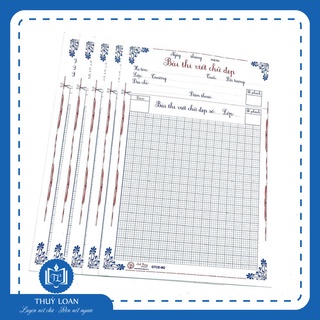 10 tờ giấy luyện chữ đẹp cao cấp - m2