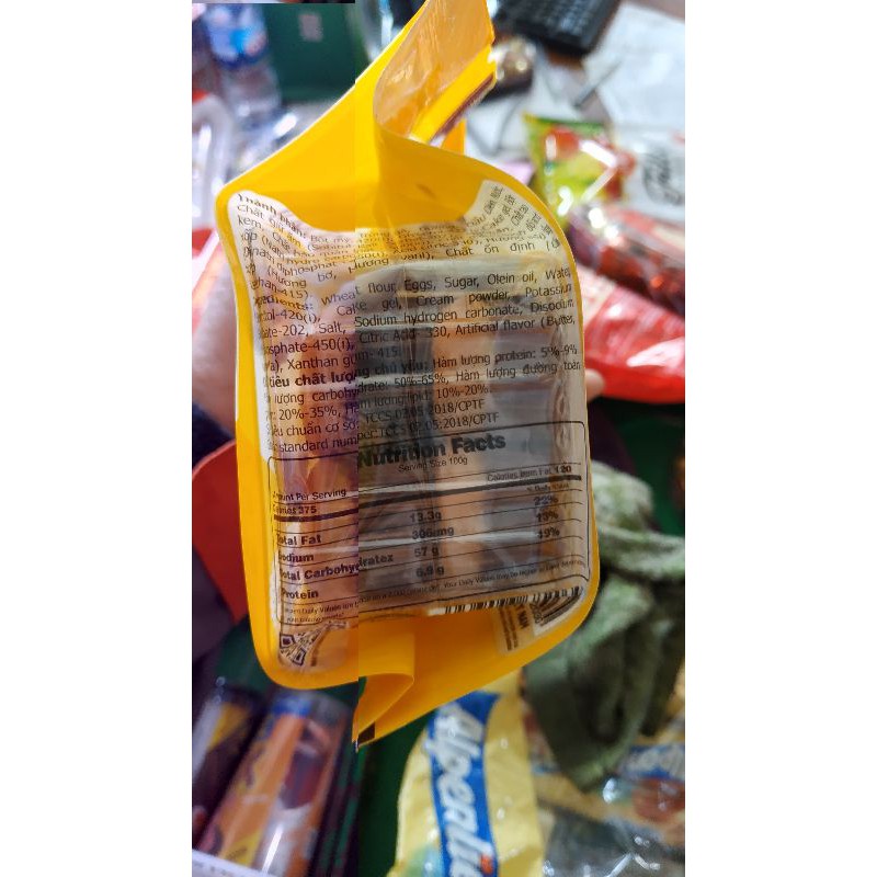 Bánh chà bông ăn sáng siêu ngon gói 80g hoặc 90g