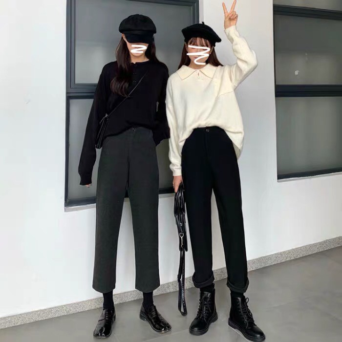 Quần Nữ Dáng Suông Phong Cách Ulzzang _Q5