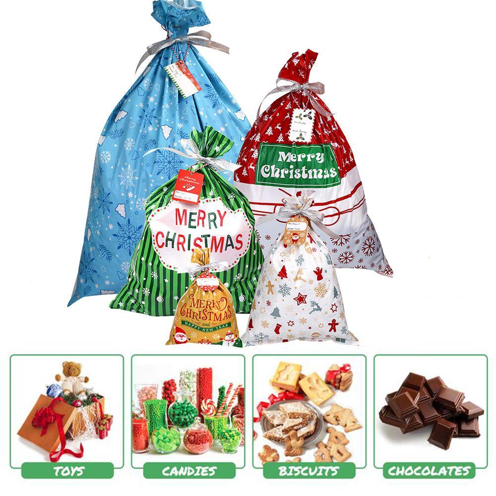 Set 2 Túi Đựng Kẹo Họa Tiết Giáng Sinh Năm Mới