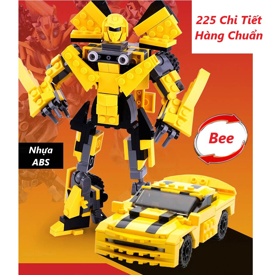 BỘ ĐỒ CHƠI Lắp Ghép XẾP HÌNH BEE - Robot Biến Hình BEE