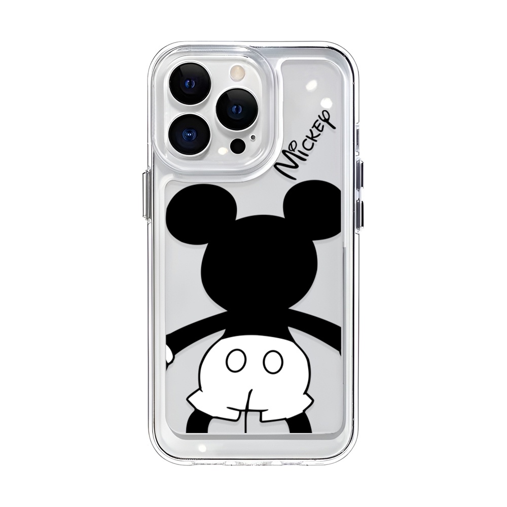 Ốp Điện Thoại Trong Suốt In Hình Mickey Cho iphone 14 Plus 11 13promax 12 7Plus X XS Max 7 8 SE 2020