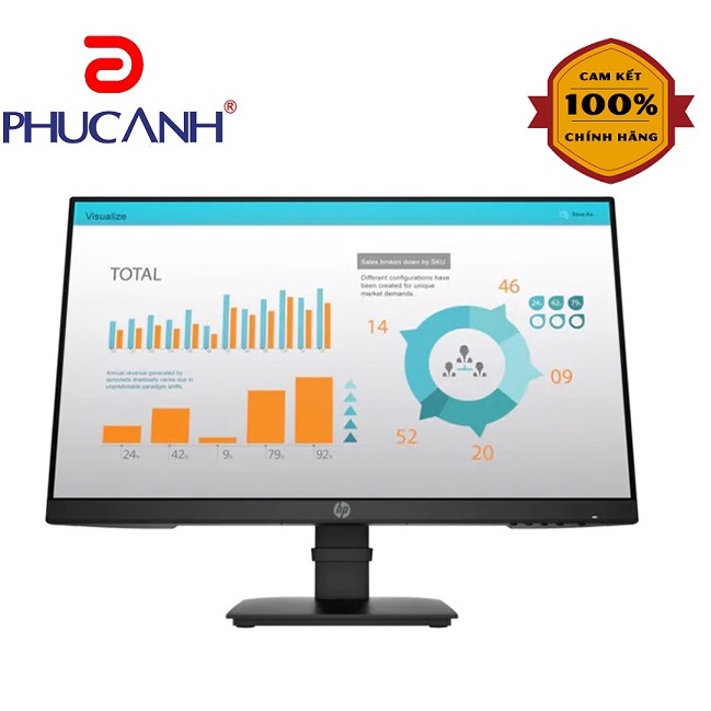 Màn hình máy tính HP P24 G4 23.8inch 1A7E5AA IPS, hàng chính hãng