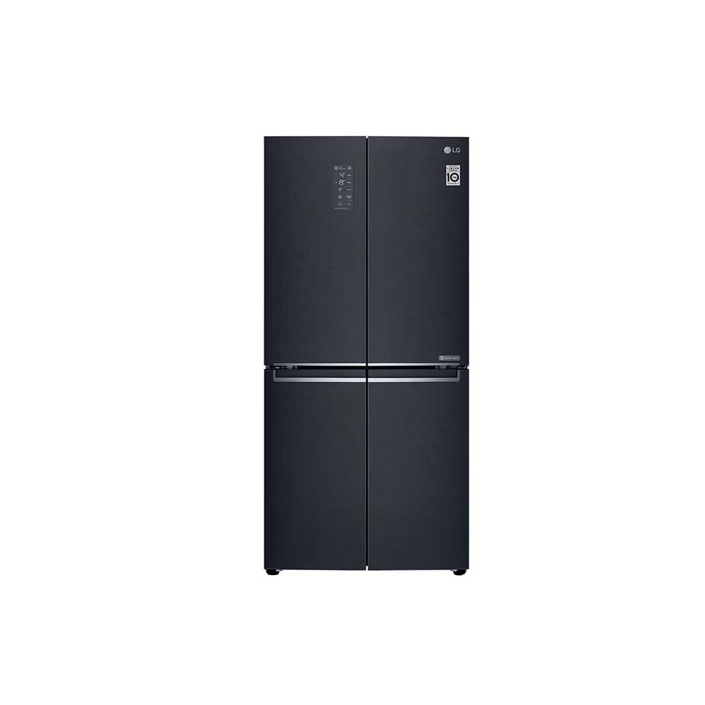 [Giao HCM] Tủ Lạnh Side by Side LG GR-B22MC 490L Inverter 4 Cánh Thép Đen