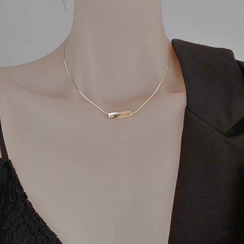 【JIHE】Vòng cổ Hình Chữ Cái Thời Trang Đơn Giản Cho Nữ