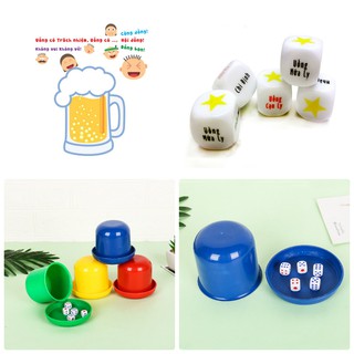 [GIÁ SẬP SÀN] XÍ NGẦU, XÚC XẮC ĂN NHẬU VUI NHỘN - BỘ XÍ NGẦU CHO BÉ - COMBO 10 XÍ NGẦU [SỈ]