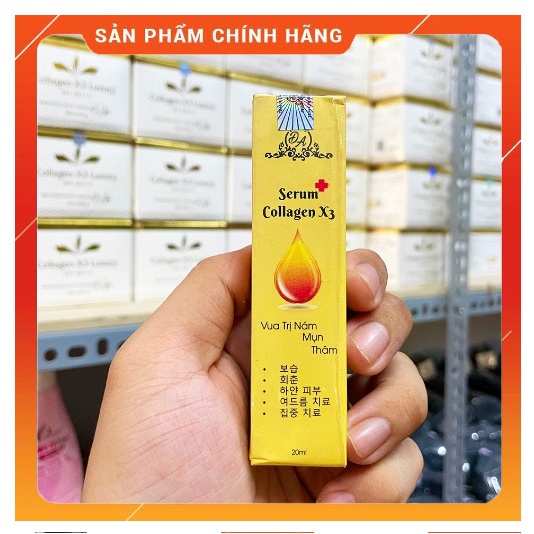 CHÍNH HÃNG CTY -Combo kem face và serum dưỡng da mặt X3 hàng Đông Anh, bộ đôi cải thiện làn da siêu hot