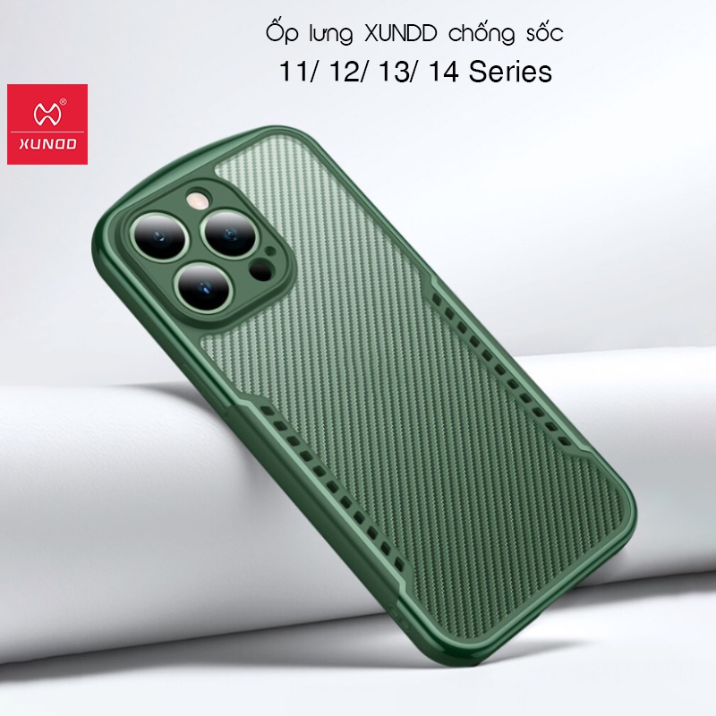 Ốp lưng XUNDD iPhone 14/ 14 Pro/ Max/ 13/ 13 Pro/ Max/ 12/ 12 Pro/ Max/ 11/ 11 Pro/ Max(GAMER SERIES)-Xanh
