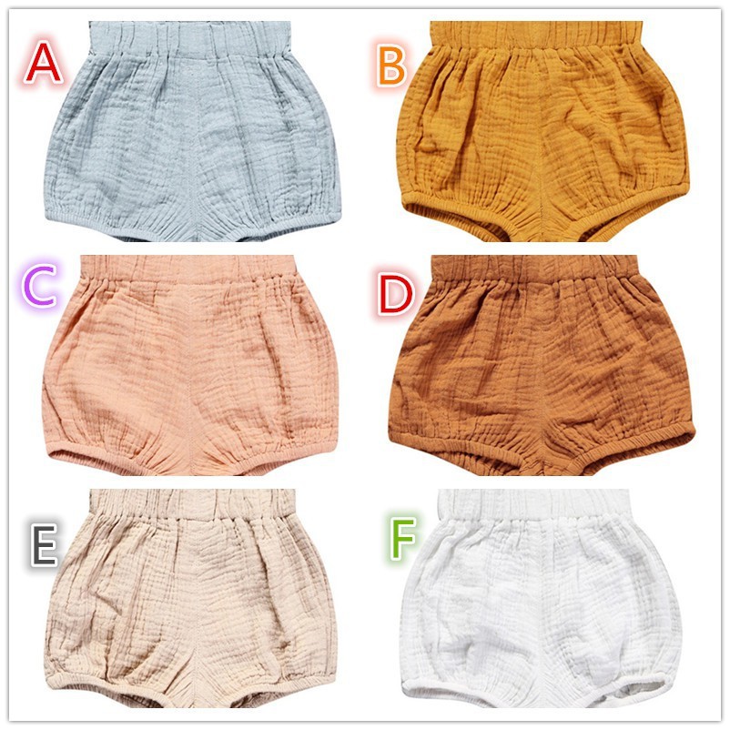 Quần short cotton phối họa tiết xinh xắn dành cho bé gái