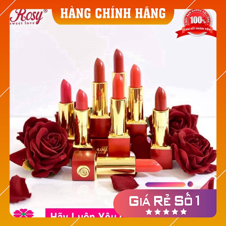 Son Sáp Rosy❤️FREE SHIP❤️Son Sáp Rosy Siêu Mịn Môi Giúp Lên Màu Cực Chuẩn