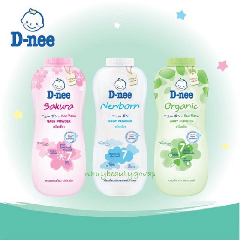 Phấn Rôm Em Bé Dnee Thái Lan D-nee Baby Powder 380g