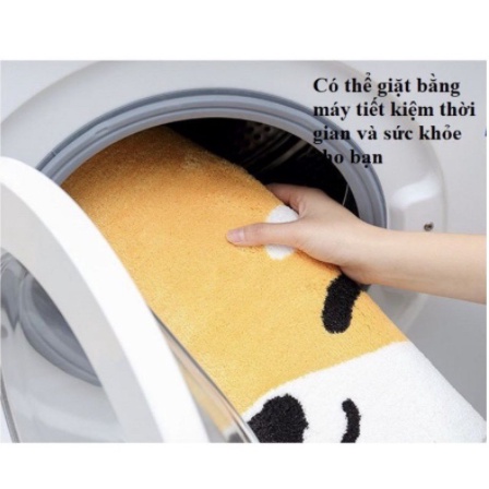 Thảm lau chân lông cừu hình thú chống trượt 3d kích thước 40x60 thảm chùi chân cao cấp nhiều màu