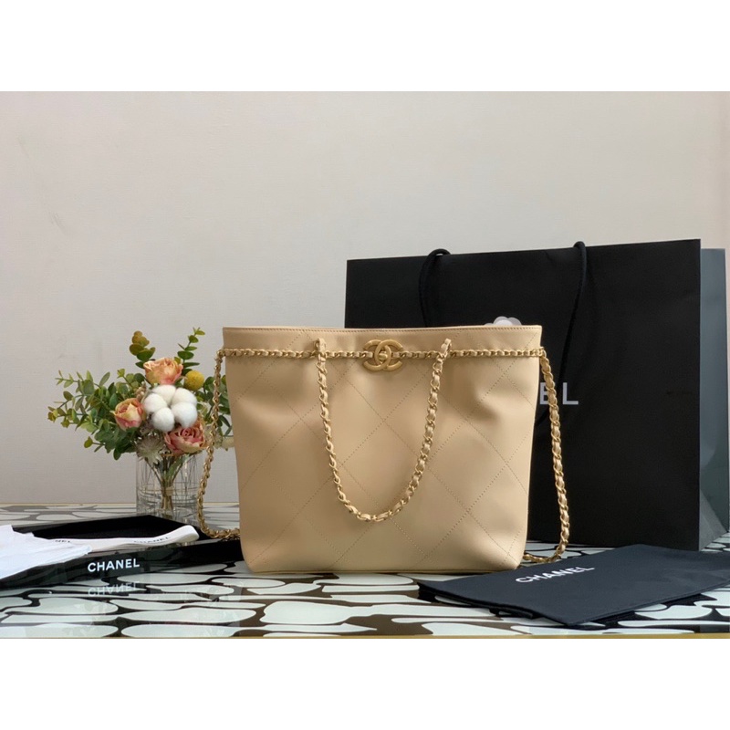 Túi xách nữ thương hiệu thời trang cao cấp Channel Channel 𝘾𝙝𝙖𝙣𝙚𝙡 CN size lớn chất liệu da thật hàng vip 1-1