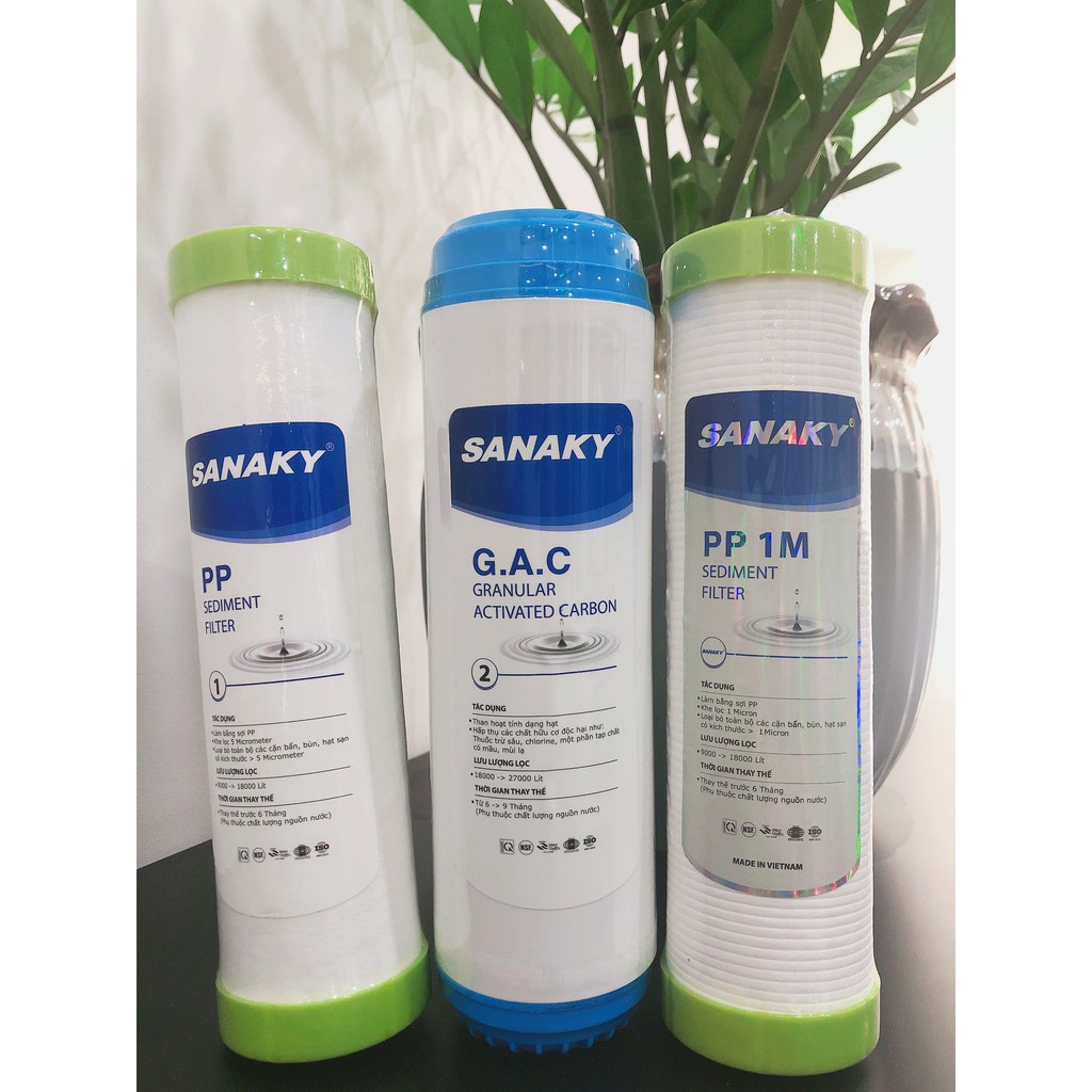 Lõi Lọc nước Sanaky, lõi lọc thô số 1 dùng cho máy lọc nước
