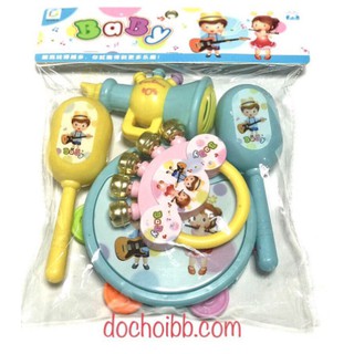 Set 5 xúc xắc đồ chơi cho bé/Bộ xúc xắc 5 món cho bé yêu mã mới