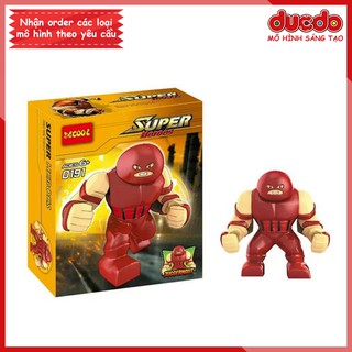 Minifigures Bigfig Siêu anh hùng Juggernaut trong Marvel - Đồ chơi Lắp ghép Mini Big Fig Super Hero - DCOOL 0191