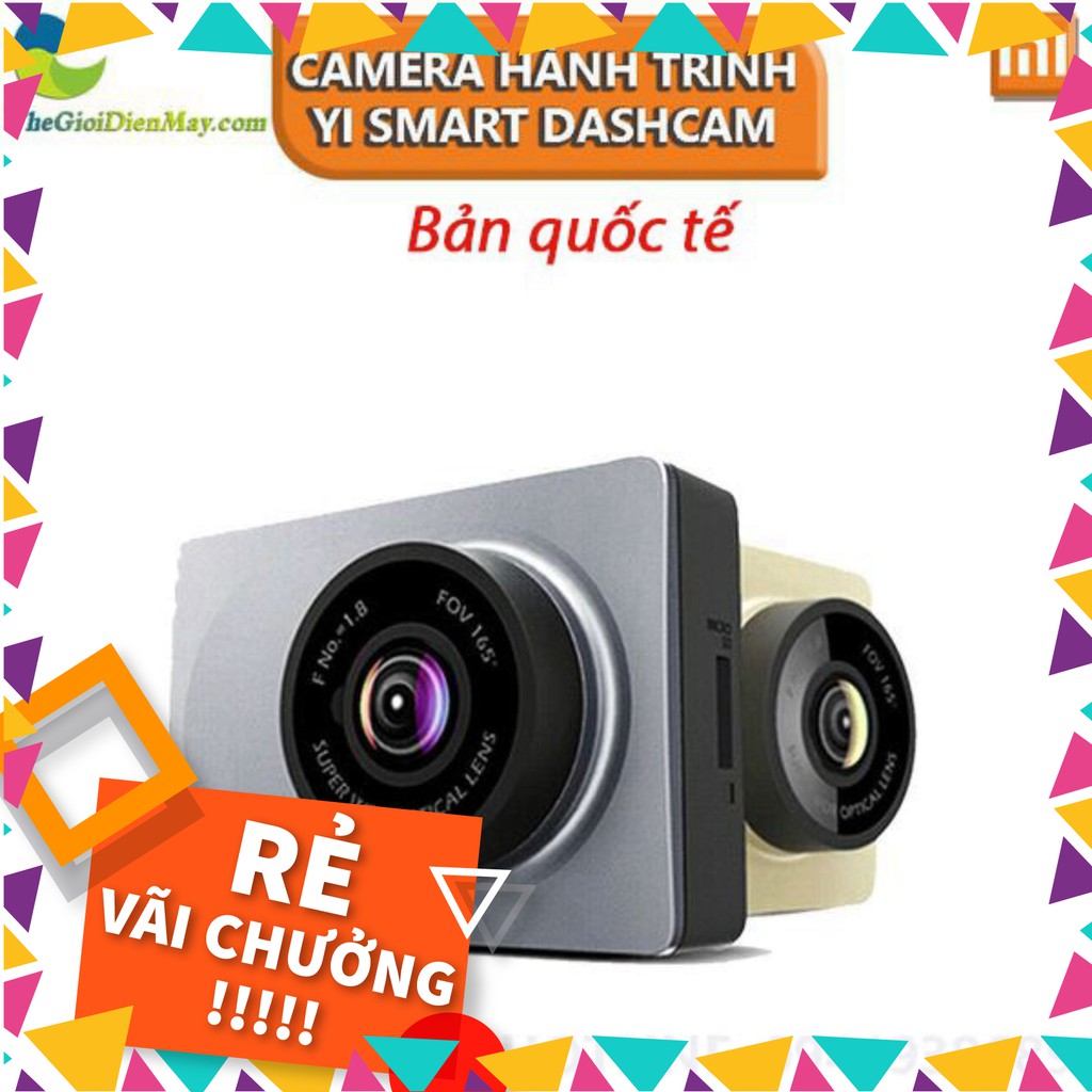 [SALE] [Bản Quốc Tế] Camera Hành Trình YI 2K - YI Mart Dash Camera - Bảo hành 12 tháng - Shop Thế giới điện máy .