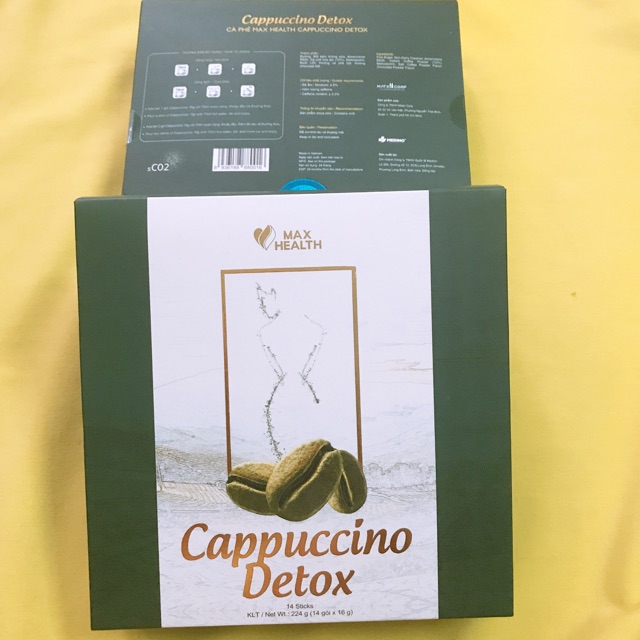 [ chính hãng ] cafe CAPUCCINO DETOX bao hàng cty