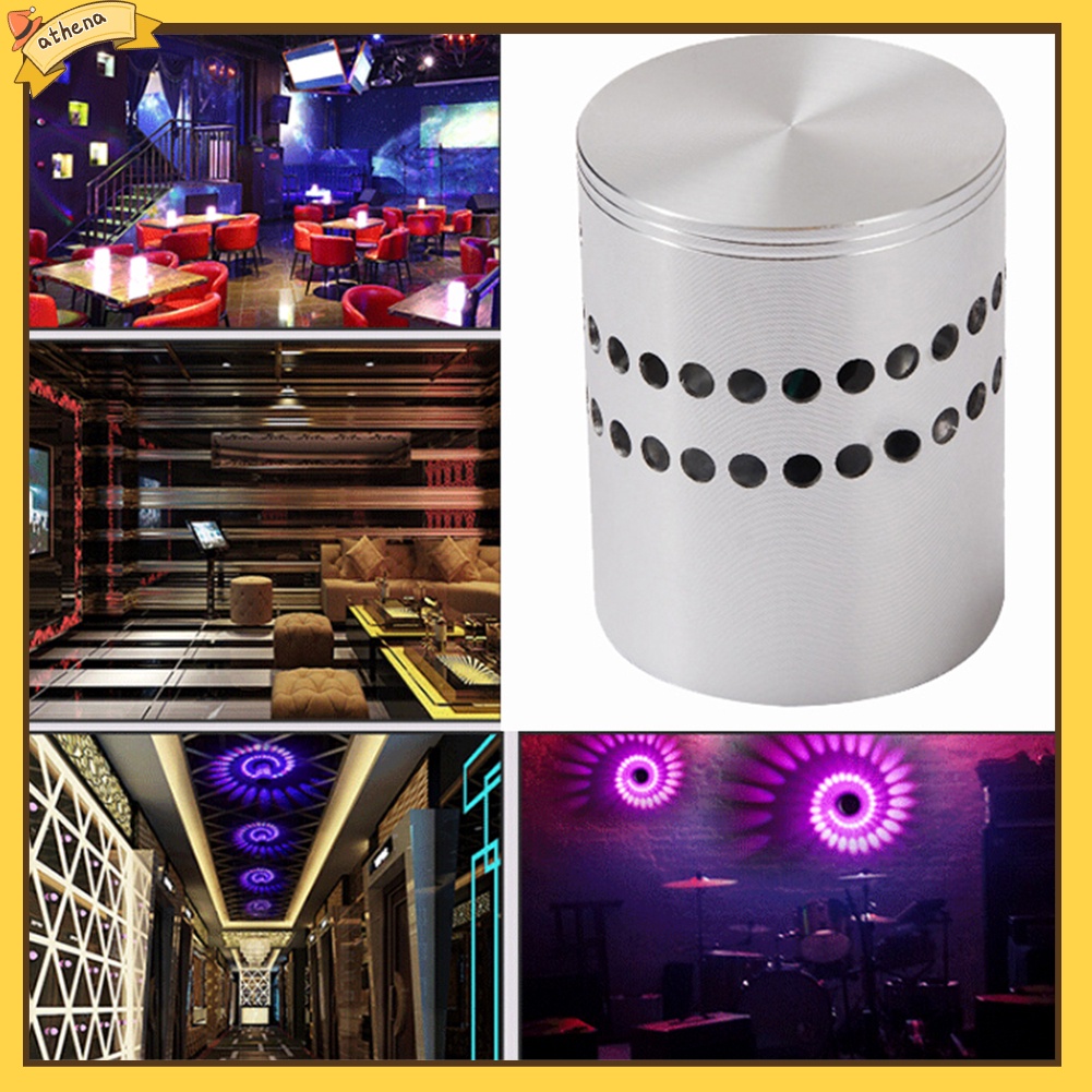 Đèn led 3W RGB hình xoắn ốc điều khiển từ xa gắn trần nhà / quán bar chuyên dùng