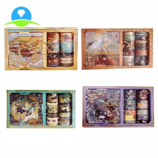 Bộ 20 cuộn băng keo washi trang trí phong cách Trung Hoa