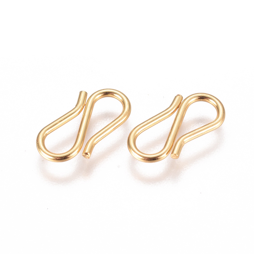 Set 10 Móc Treo Đồ Hình Chữ S Bằng Thép Không Gỉ 304 Cao Cấp Màu Sắc