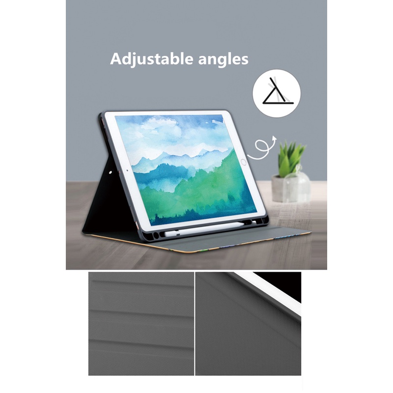 Bao Da Máy Tính Bảng Tự Động Tắt / Mở Cho ipad 7th 8th 9th 10.2 air3 2018 5 / 6 9.7-inch 10.5-inch 10.2 Mini 5 air2 air1