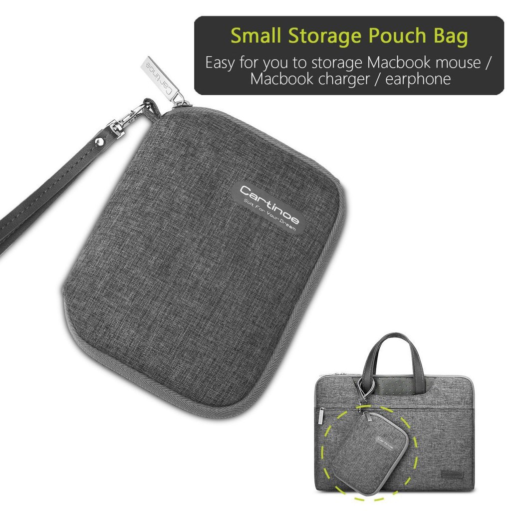 Combo Túi Xách + Túi Đựng Sạc Cho Macbook - Laptop Cartinoe Lamando Series Nhiều Màu | BigBuy360 - bigbuy360.vn
