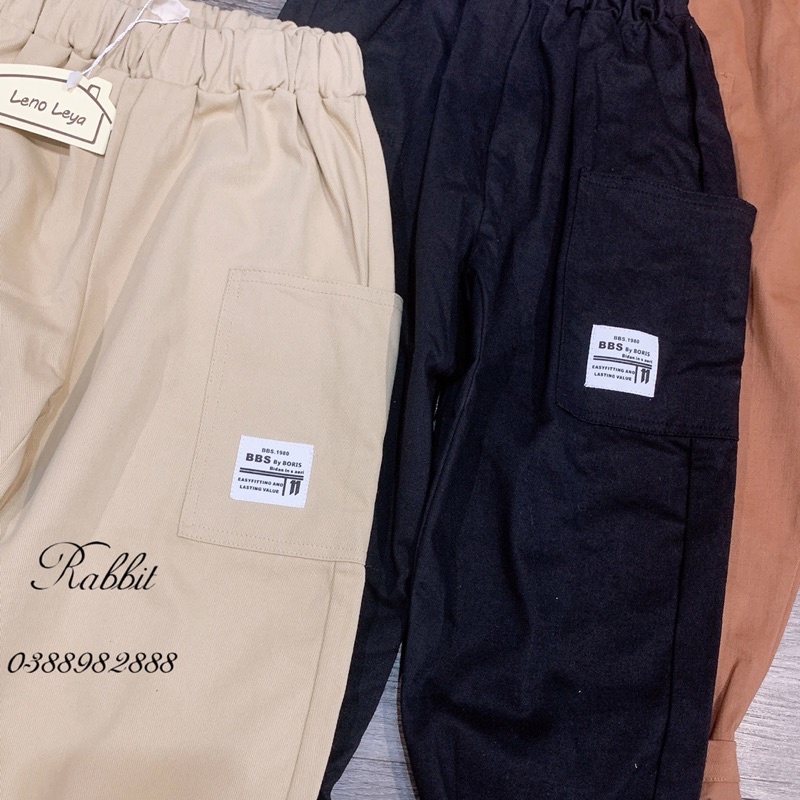 Quần kaki túi hộp Leno