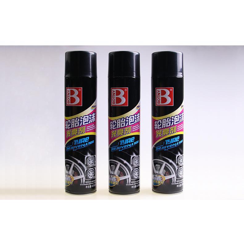 Chai xịt bọt cầm tay bảo dưỡng lốp xe Botny B-1107 dung tích 650ml cao cấp