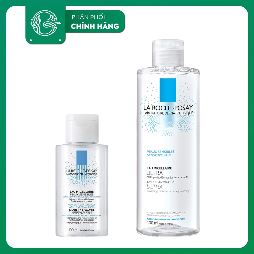 Nước Tẩy Trang La Roche-Posay Micellar Water Ultra - Sensitive Skin 100ml