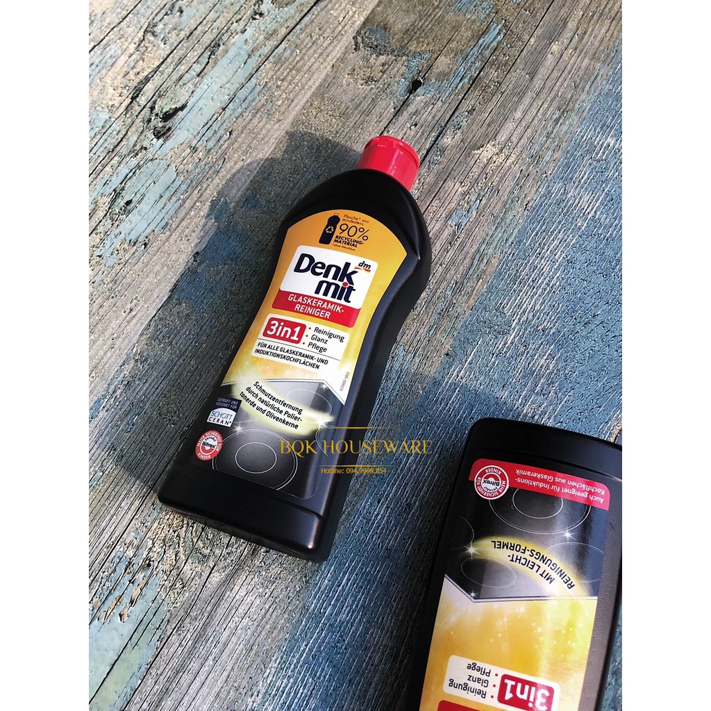 Nước lau mặt kính bếp từ Denkmit 300ml